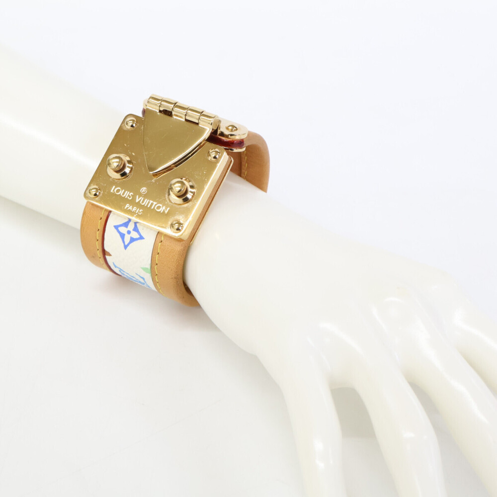LOUIS VUITTON Brown Monogram Charm Bracelet - Picture 9 of 9
